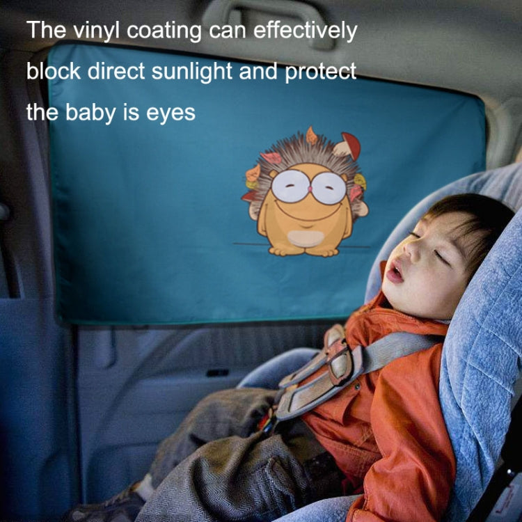Magnetic Car Window Sunshade Set - 4 Piece Heat-Blocking Curtain for Ultimate UV Protection