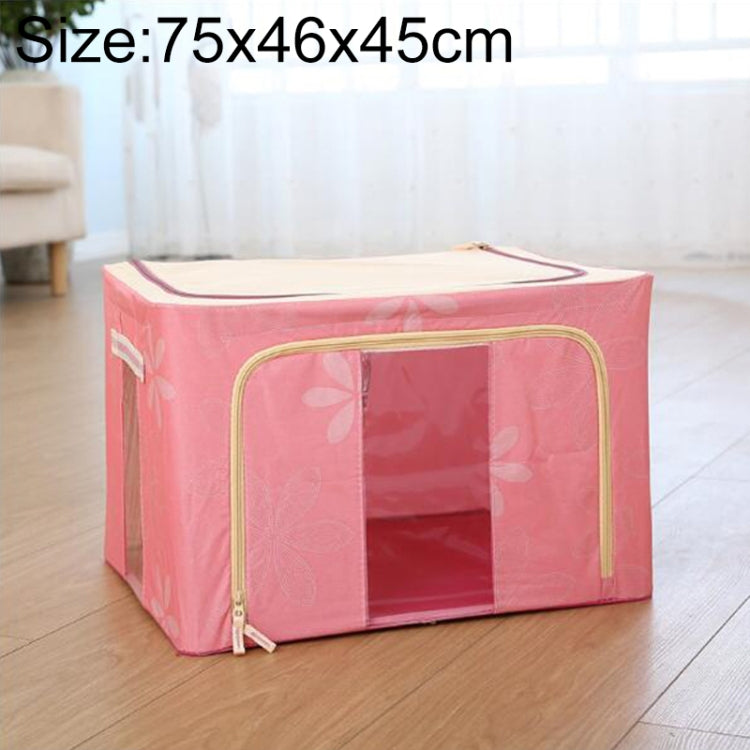 Folding Storage Box Non Woven Fabric With Zipper Moisture-proof Clothes Storage Box, Series 1