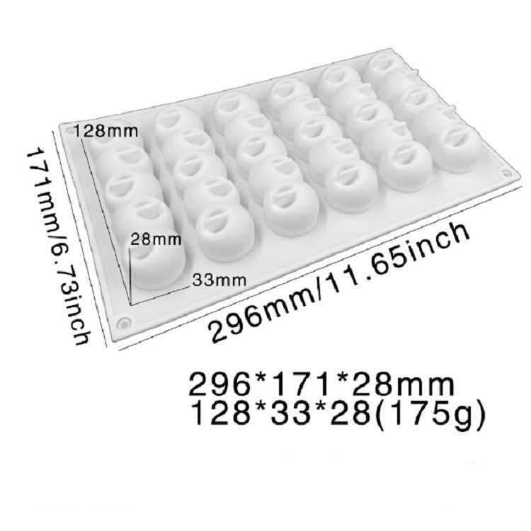 6 Concave Ball Strip Cake Mold DIY Baking Dessert Mold