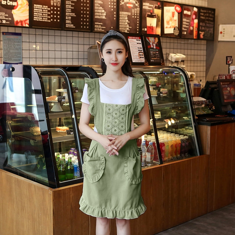 Princess Apron Kitchen Women Work Clothes Coffee Shop Apron