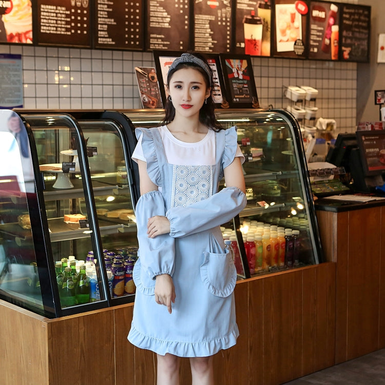 Princess Apron Kitchen Women Work Clothes Coffee Shop Apron