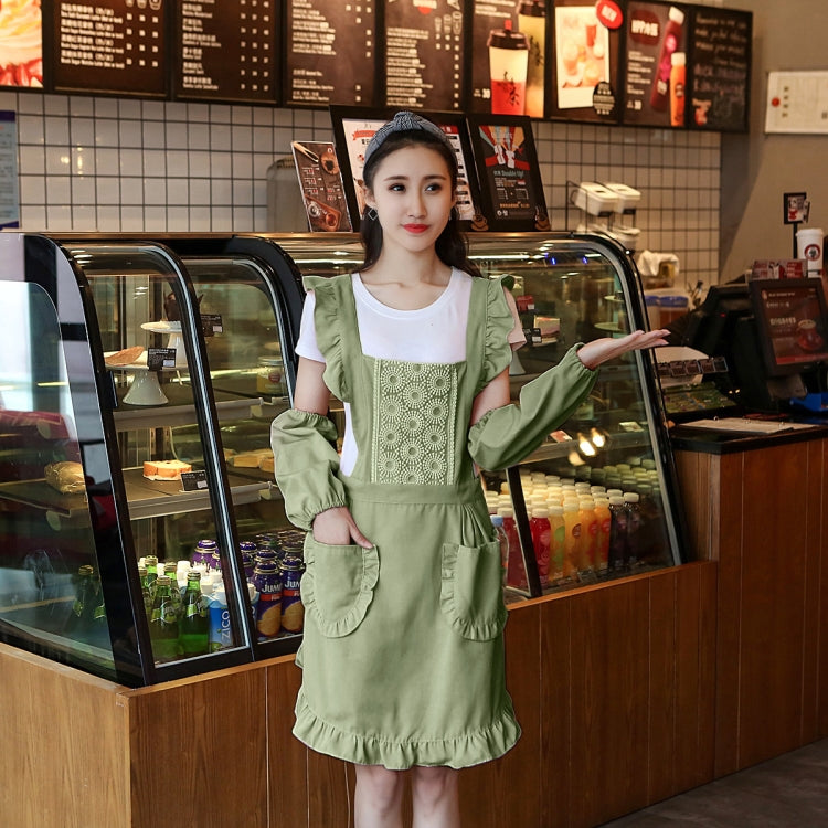 Princess Apron Kitchen Women Work Clothes Coffee Shop Apron