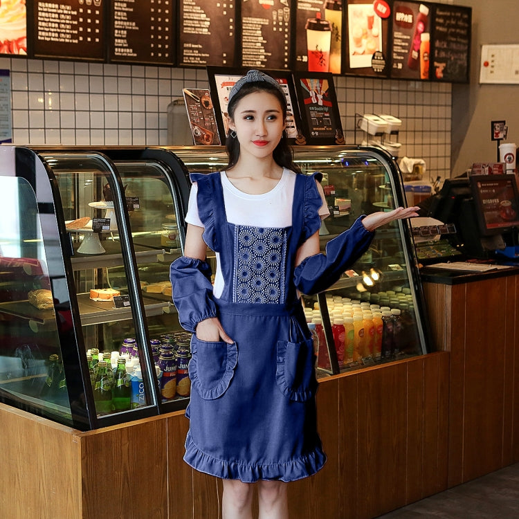 Princess Apron Kitchen Women Work Clothes Coffee Shop Apron