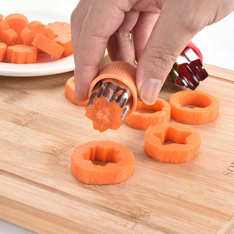 8 in 1 Stainless Steel Biscuit Mold Set Printing Vegetable Fruit Cutting Embossing Mold