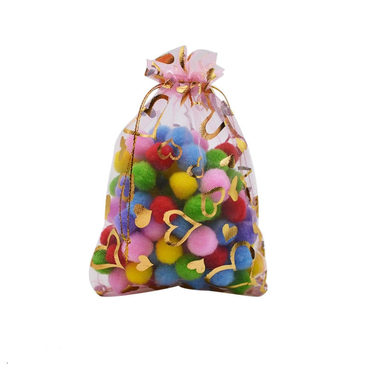 100 PCS Gift Pouches Bag Organza Bags Jewelry Candy Packaging Bags, 10x12cm, 13x18cm, 15x20cm