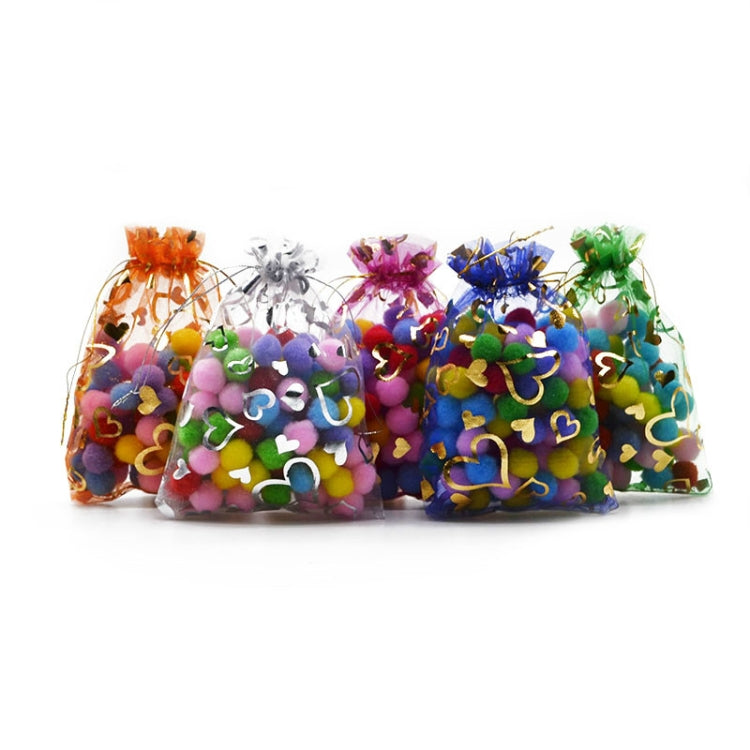 100 PCS Gift Pouches Bag Organza Bags Jewelry Candy Packaging Bags, 10x12cm, 13x18cm, 15x20cm