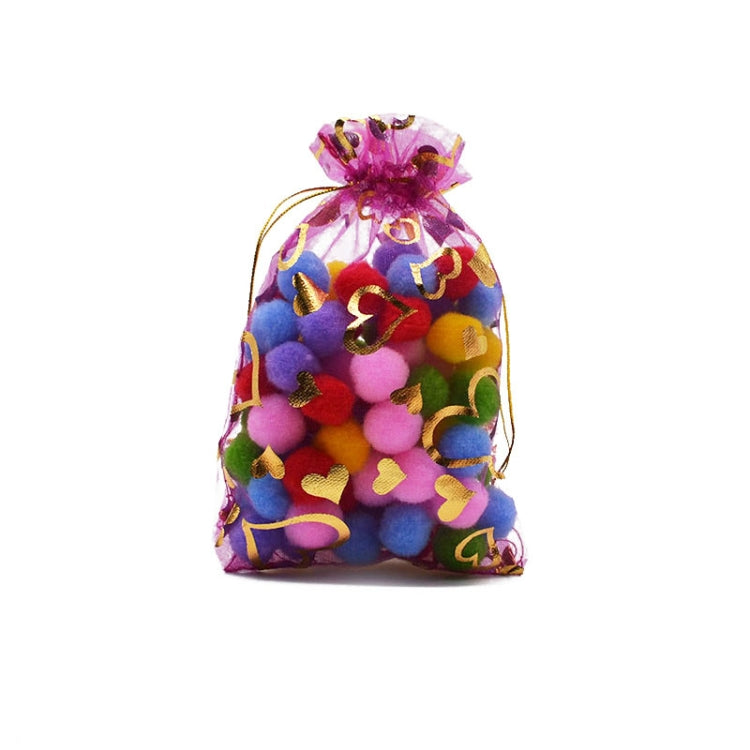100 PCS Gift Pouches Bag Organza Bags Jewelry Candy Packaging Bags, 10x12cm, 13x18cm, 15x20cm