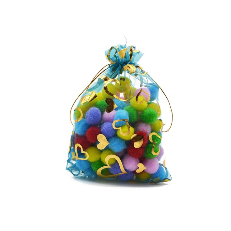 100 PCS Gift Pouches Bag Organza Bags Jewelry Candy Packaging Bags, 10x12cm, 13x18cm, 15x20cm