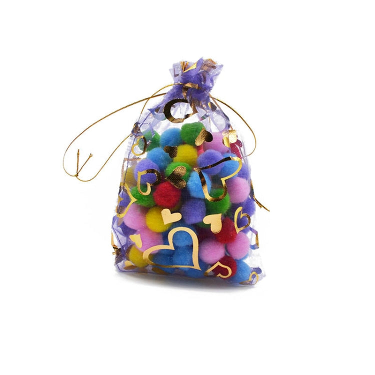 100 PCS Gift Pouches Bag Organza Bags Jewelry Candy Packaging Bags, 10x12cm, 13x18cm, 15x20cm