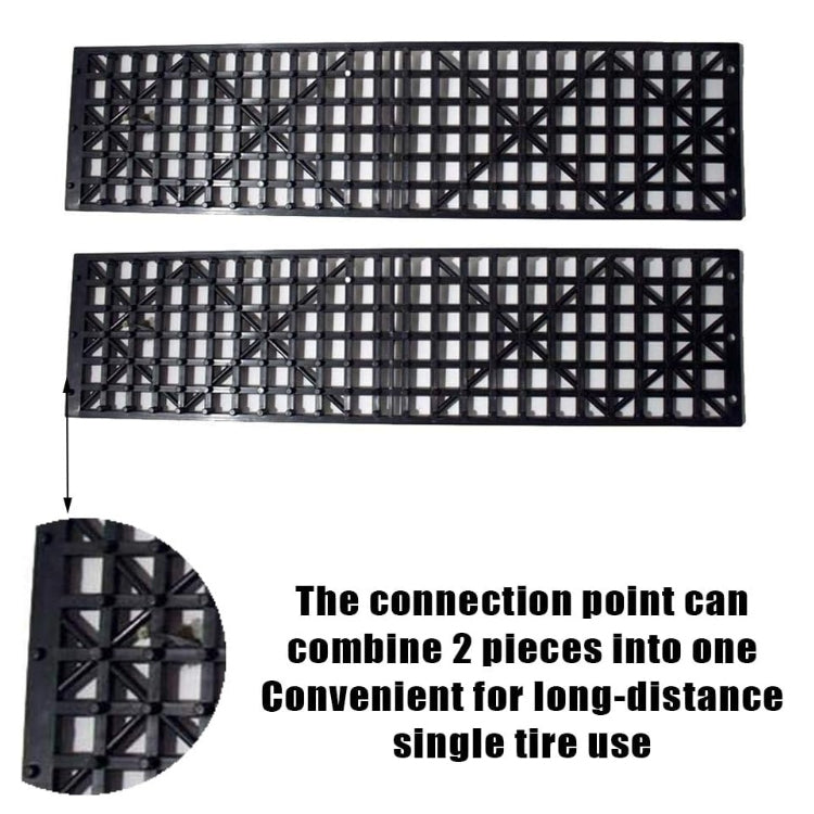 1 Pair Car Off-Road Plate Tires Skid Plates Self-Rescue Off-Road Equipment for Snow and Mud, Self-Rescue Off-Road Equipment