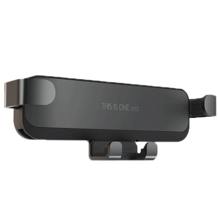 Compact Car Vent Mobile Phone Holder - Sleek Aluminium Design