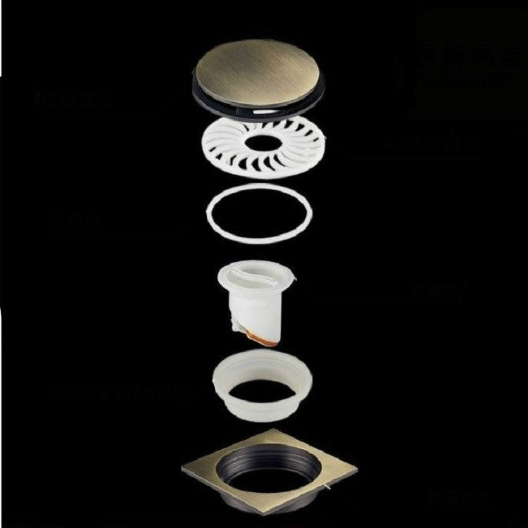 Kitchen Toilet Sewer Deodorant Anti-flooding Anti-odor Invisible Floor Drain