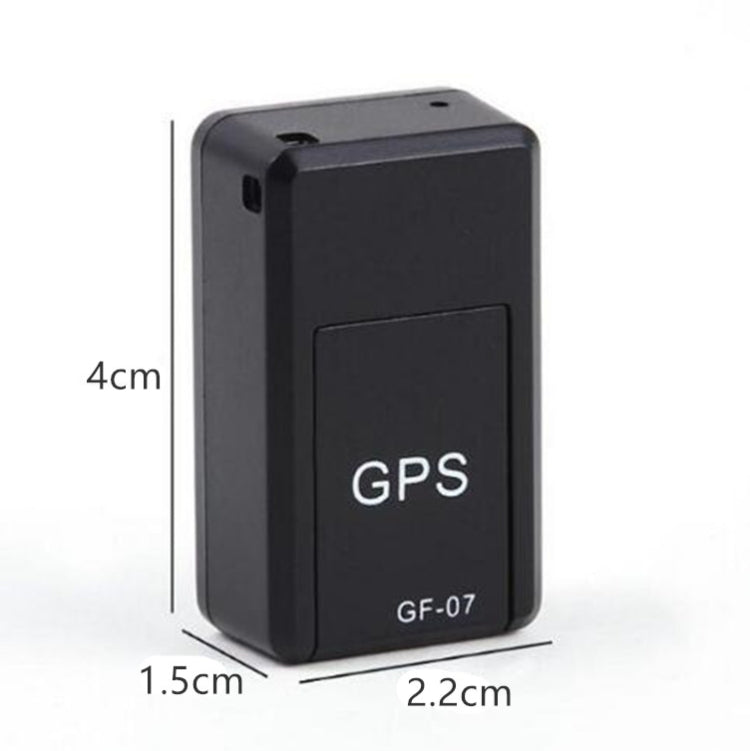 GF07 Locator Mini GPS Tracking Strong Magnetic Positioning Adsorption Anti Lost Device Voice Control Recordable