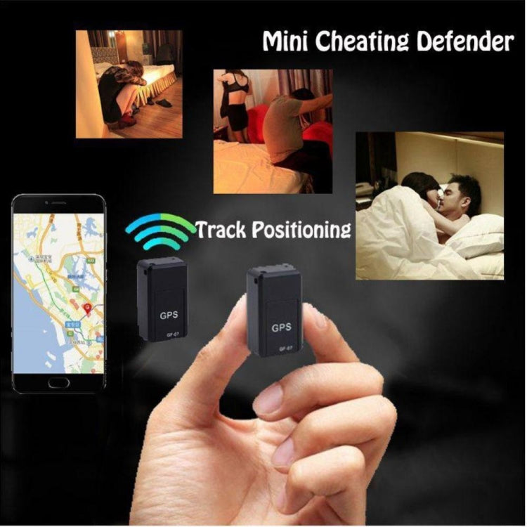 GF07 Locator Mini GPS Tracking Strong Magnetic Positioning Adsorption Anti Lost Device Voice Control Recordable