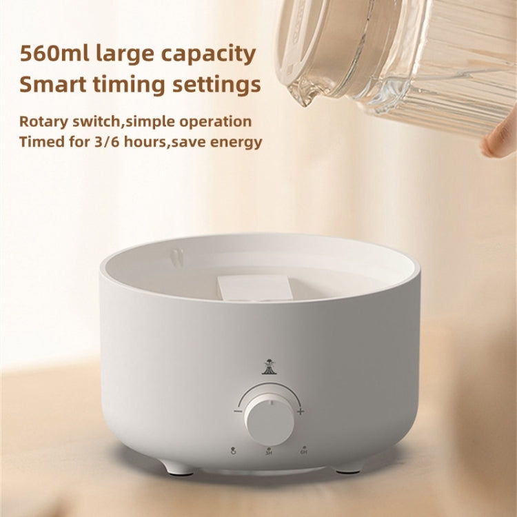 V21A 560ml Volcano Flame Remote Control Aromatherapy Air Humidifier Essential Oil Diffuser