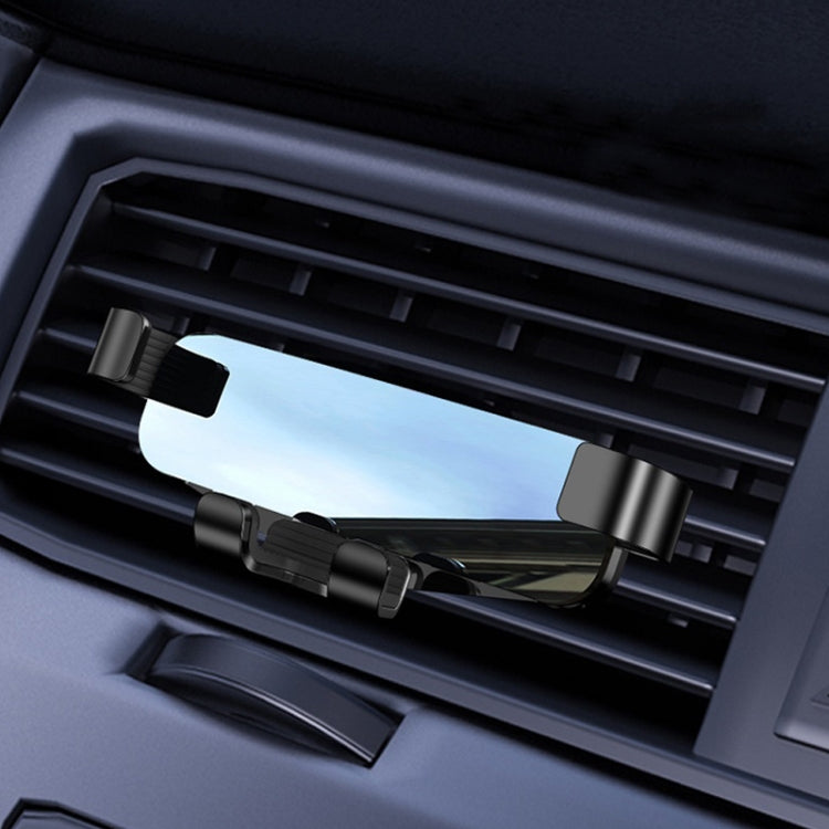 Gravity-Driven Car Mobile Phone Holder with 360-Degree Rotation and Air Vent Mount