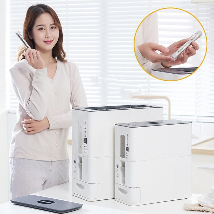 Kitchen Household Plastic Sealed Insect-proof Moisture-proof Rice Storage Box Metering Rice Barrel