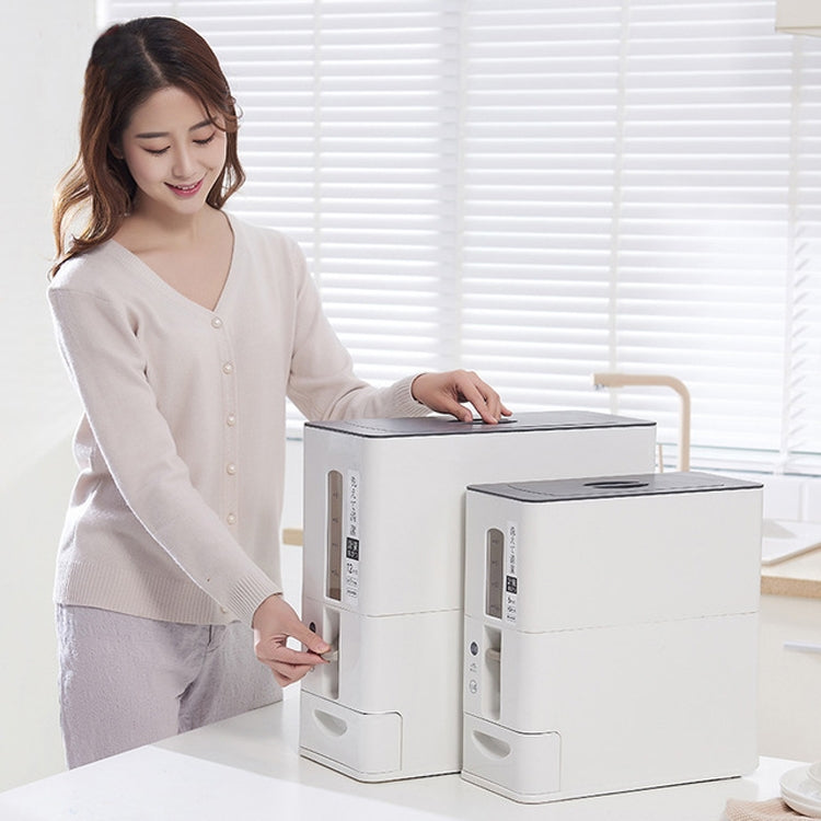 Kitchen Household Plastic Sealed Insect-proof Moisture-proof Rice Storage Box Metering Rice Barrel