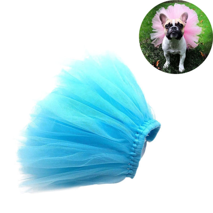 Summer Pet Dress Up Half-length Mesh Skirt