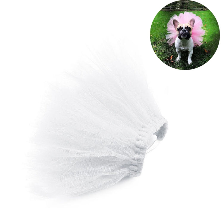 Summer Pet Dress Up Half-length Mesh Skirt