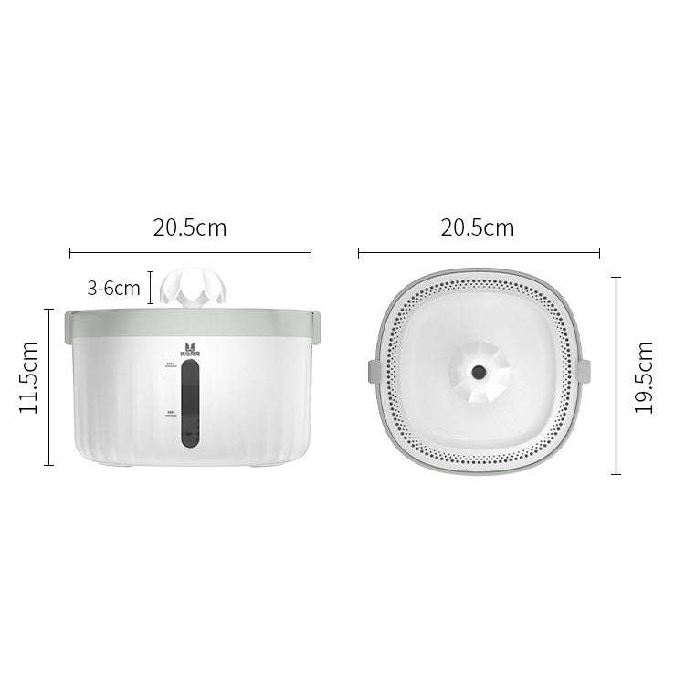Smart Pet Water Dispenser With Silent Automatic Circulation Pet Water Dispenser