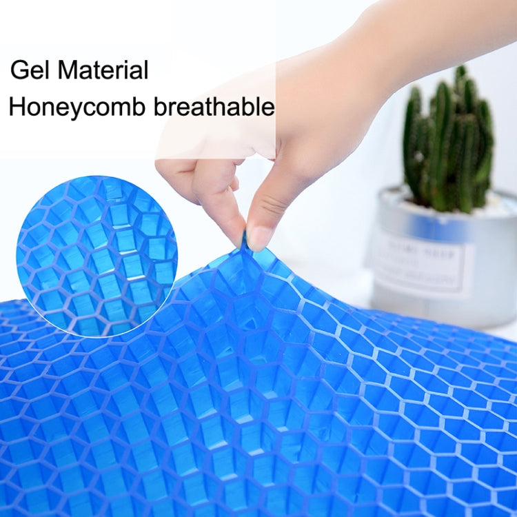 Summer Office Breathable Ice Chair Cushion Car Insulation Hollow Seat Cushion, 38 x 32 x 3cm