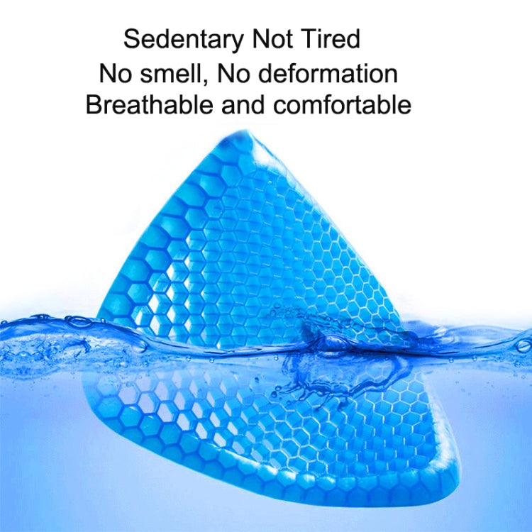 Summer Office Breathable Ice Chair Cushion Car Insulation Hollow Seat Cushion, 38 x 32 x 3cm