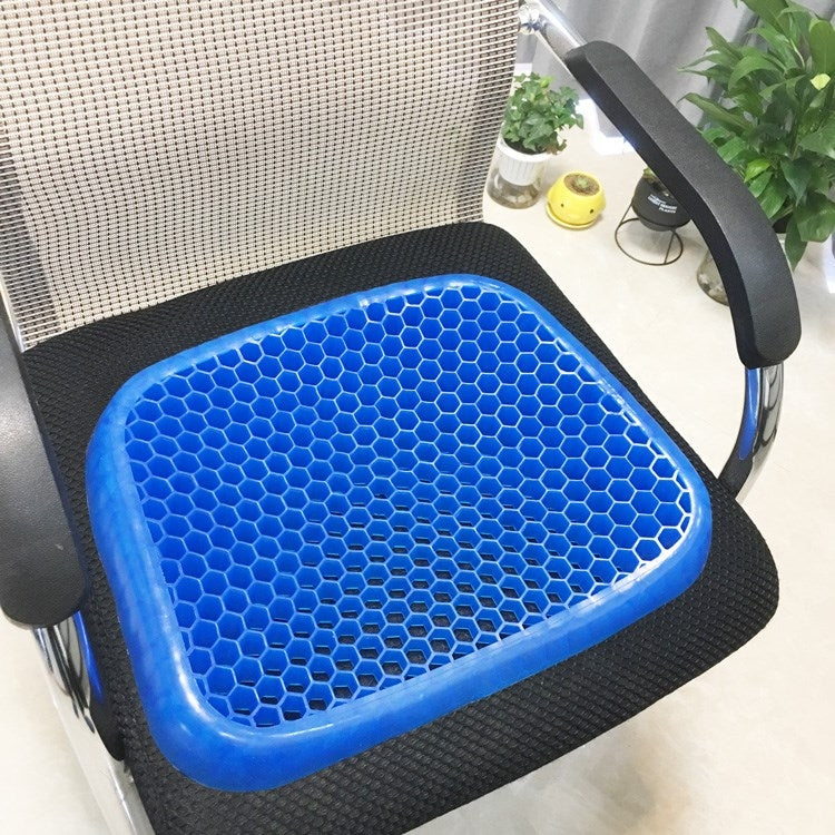 Summer Office Breathable Ice Chair Cushion Car Insulation Hollow Seat Cushion, 38 x 32 x 3cm