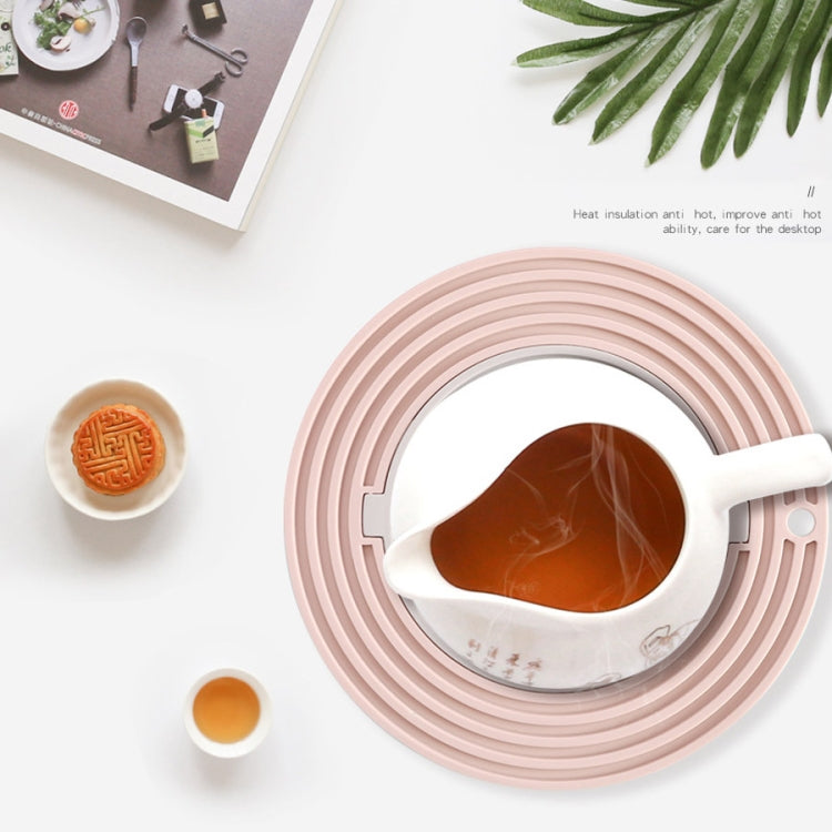 3 in 1 Round Silicone Heat Insulation Pad High Temperature Resistant Multifunctional Tableware Pad Combination Pot Pad Coaster