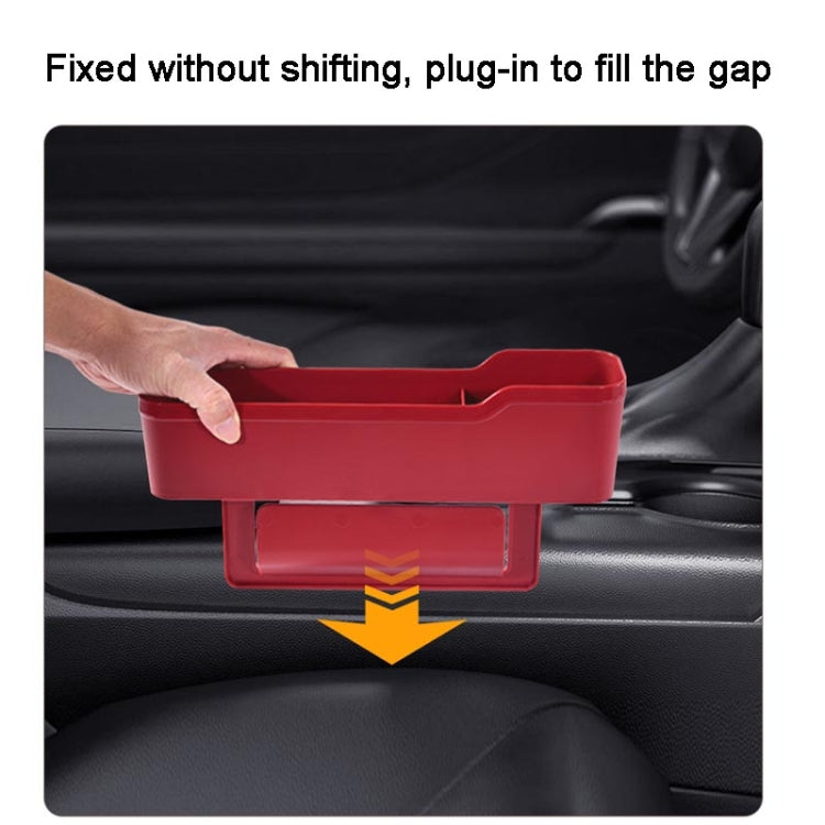 Versatile Car Seat Gap Organiser with Removable Storage Compartment