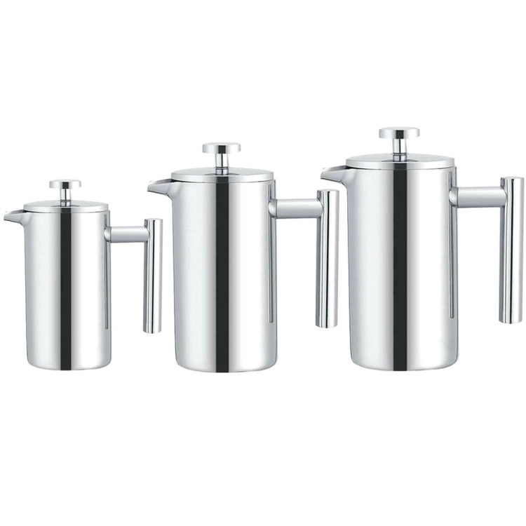 304 Stainless Steel French Pressure Coffee Pot Hand Made Tea Pot