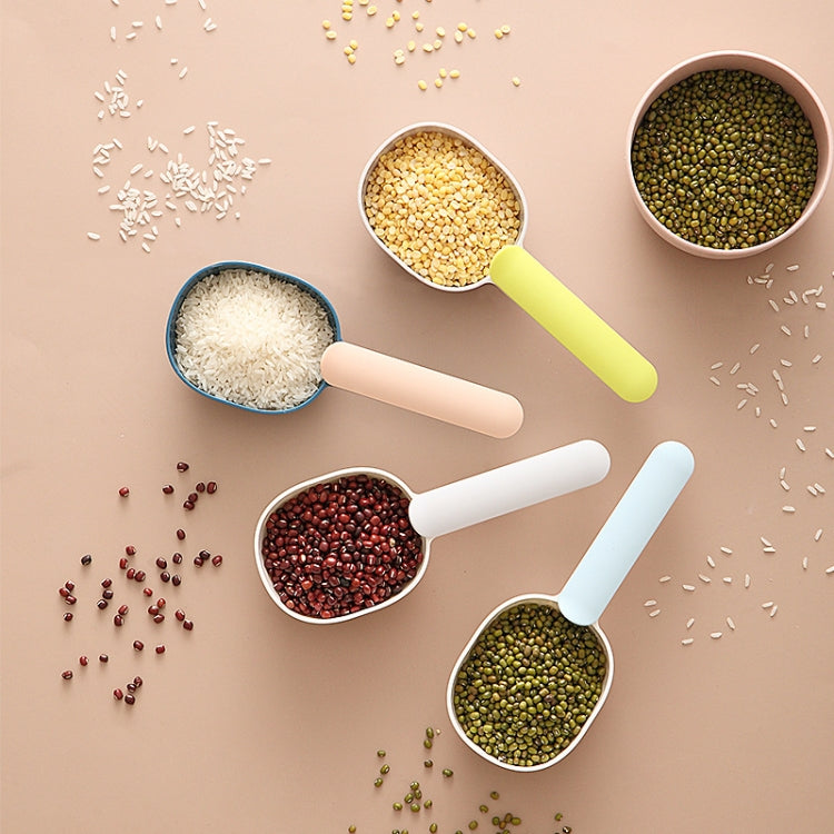 Kitchen Multifunctional Plastic Scoop Rice Spoon Household Measuring Spoon Random Color Delivery