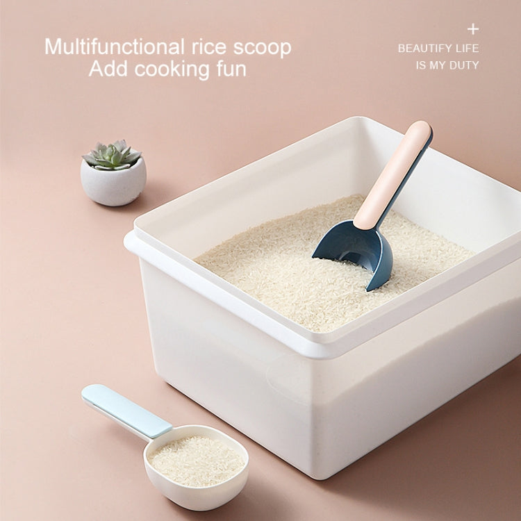 Kitchen Multifunctional Plastic Scoop Rice Spoon Household Measuring Spoon Random Color Delivery