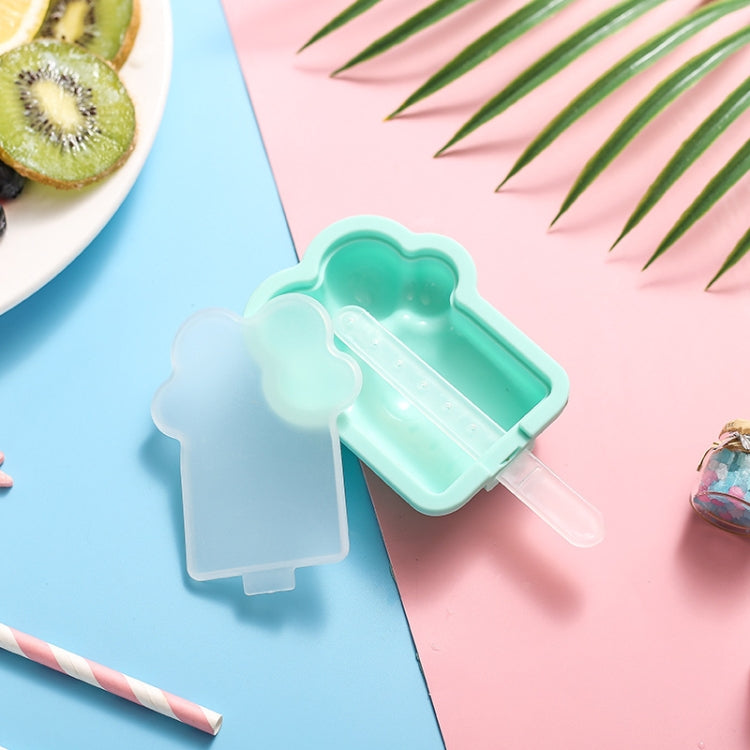 Home Cartoon Cat Paw Shape Popsicle Ice Cream Mould DIY Homemade Ice Cube Box