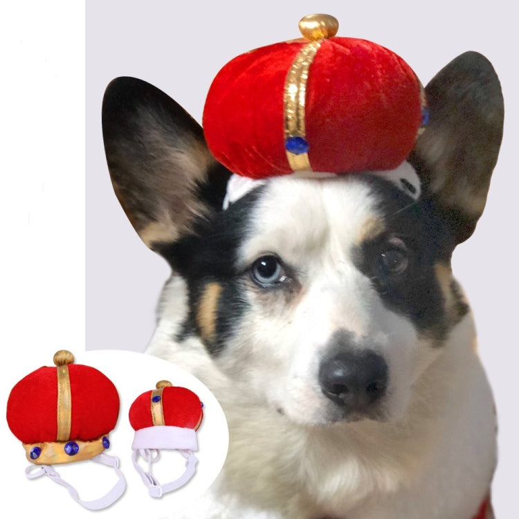 Pet Crown Hat Creative Funny Dog Cat Headdress