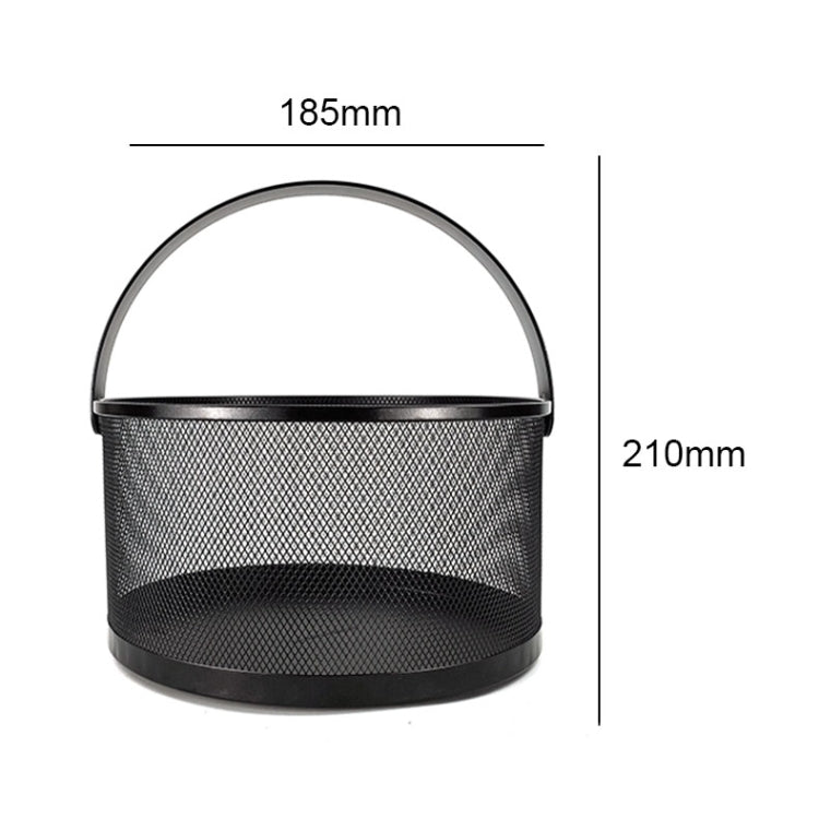 Portable Wrought Iron Kitchen Sundries Storage Basket Fruit And Vegetable Drain Basket