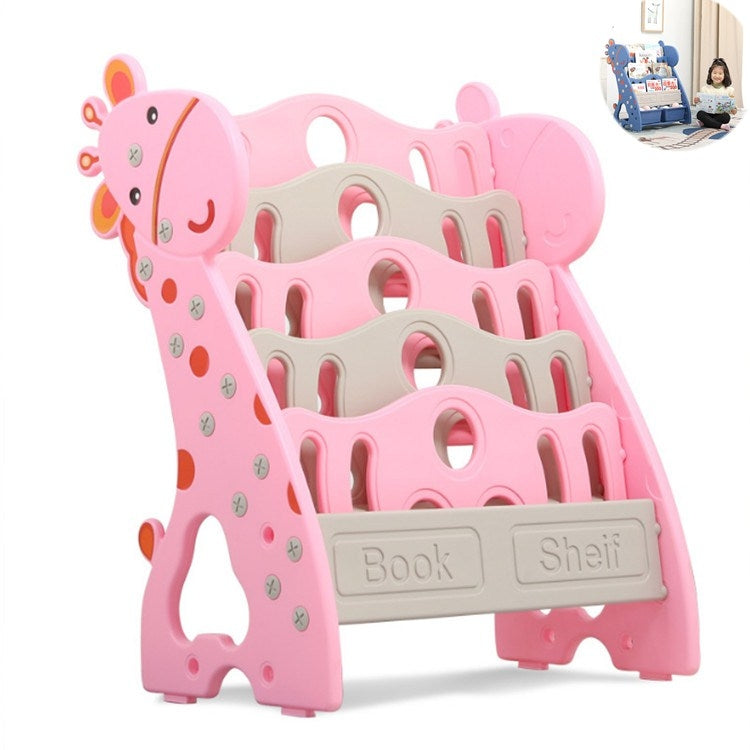 Childrens Bookshelf Simple Household Floor Shelf Baby Bookcase Storage Kindergarten Multi-layer Cartoon Picture Book Rack