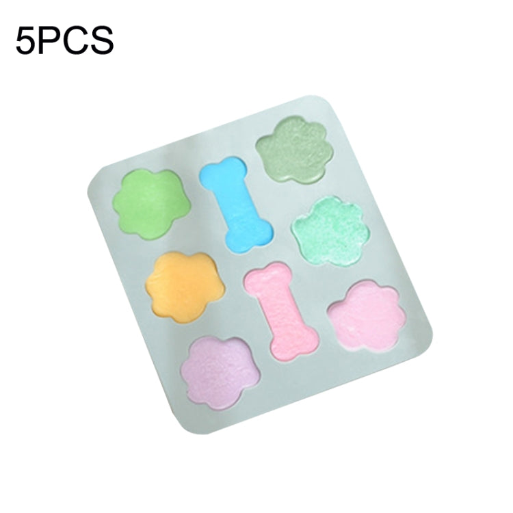 5 PCS Cartoon Cat Claw Bone Shape Cake Chocolate Silicone Mold Microwave Baking Ice Tray Mold Pudding Jelly Mold