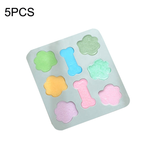 5 PCS Cartoon Cat Claw Bone Shape Cake Chocolate Silicone Mold Microwave Baking Ice Tray Mold Pudding Jelly Mold