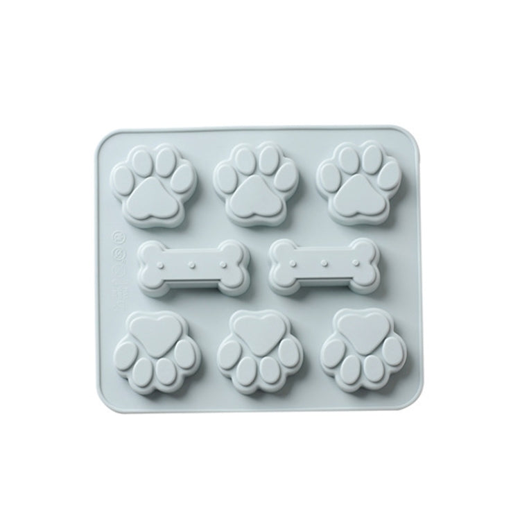 5 PCS Cartoon Cat Claw Bone Shape Cake Chocolate Silicone Mold Microwave Baking Ice Tray Mold Pudding Jelly Mold