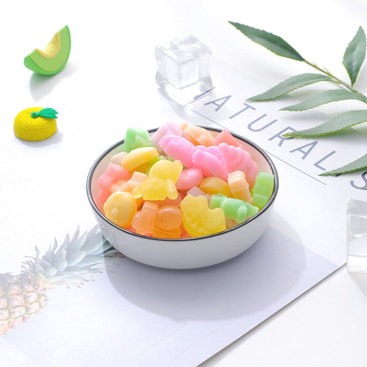 10 PCS Round Cartoon Soft Candy Jelly Steamable Silicone Mold Ice Cream Chocolate Dripping Mold