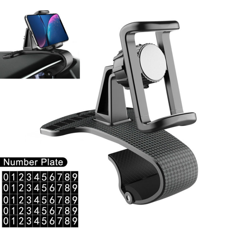 Versatile Car Phone Holder with Adjustable Clip and 360-Degree Rotation for Navigation