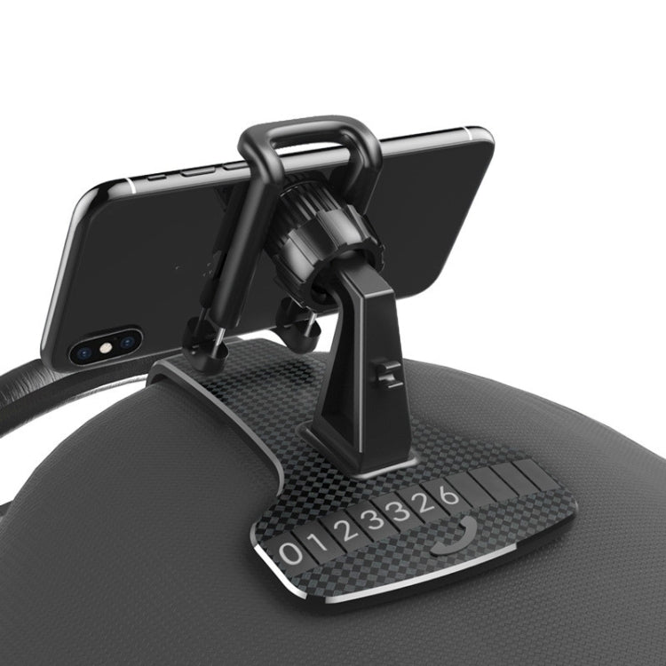 Versatile Car Phone Holder with Adjustable Clip and 360-Degree Rotation for Navigation