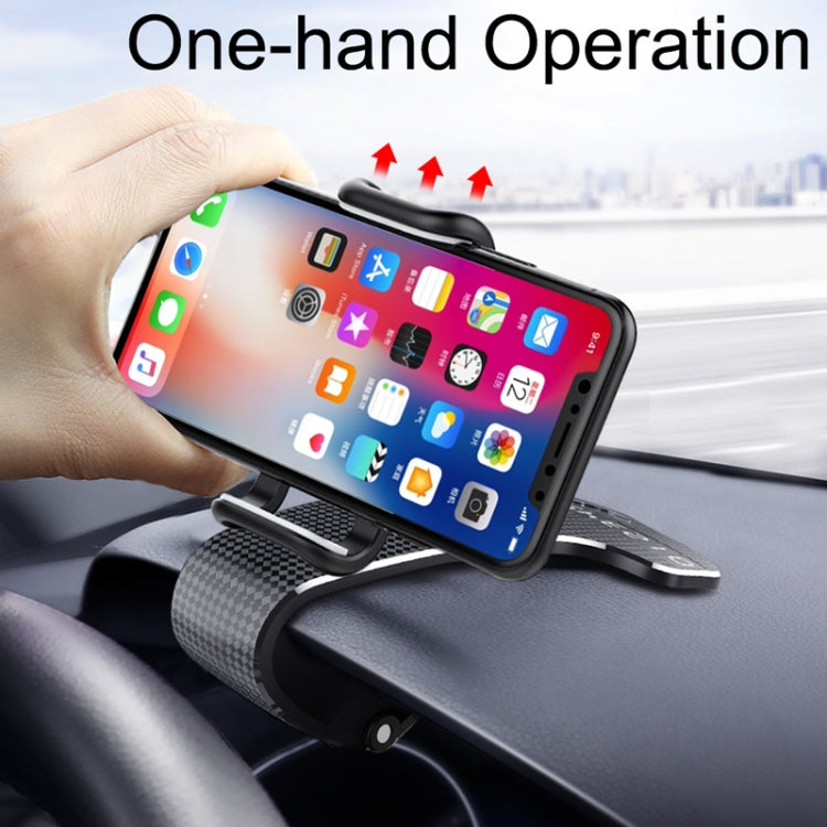 Versatile Car Phone Holder with Adjustable Clip and 360-Degree Rotation for Navigation