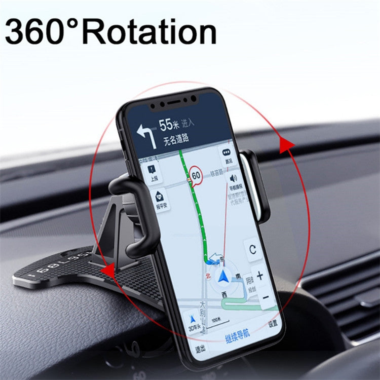 Versatile Car Phone Holder with Adjustable Clip and 360-Degree Rotation for Navigation