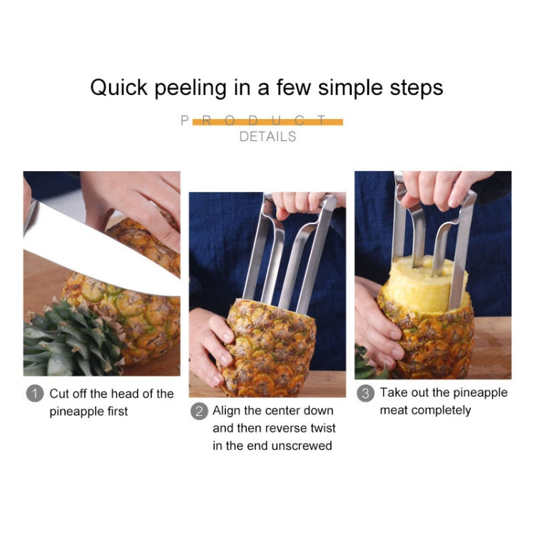 Stainless Steel Pineapple Knife Peeler Pineapple Core Remover