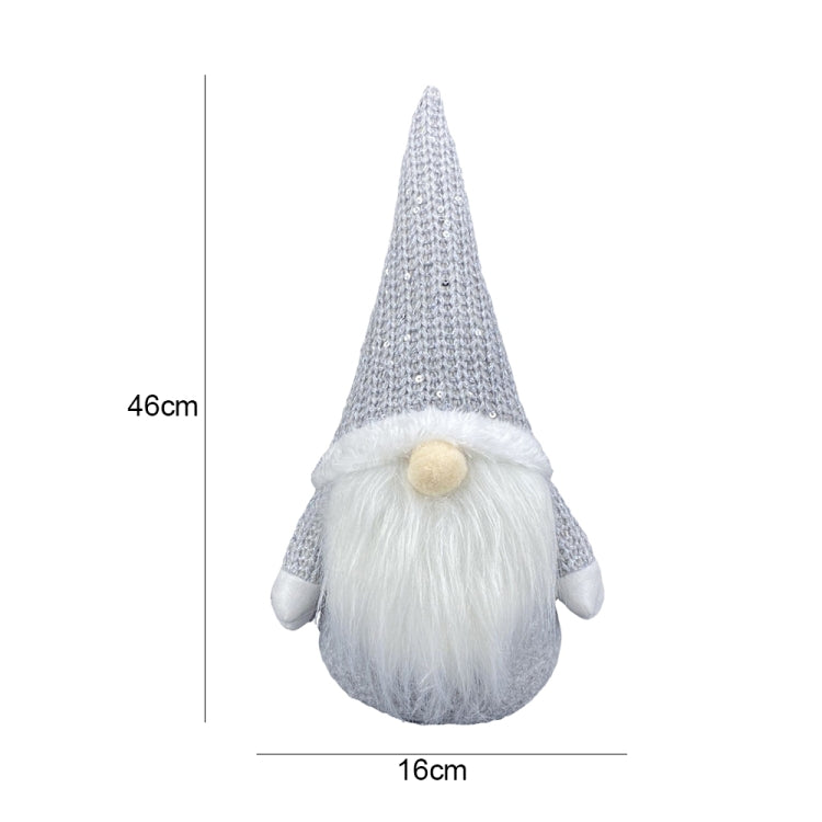 Christmas Decorations Window Decorations for Faceless Elderly Dolls Decorative Dolls