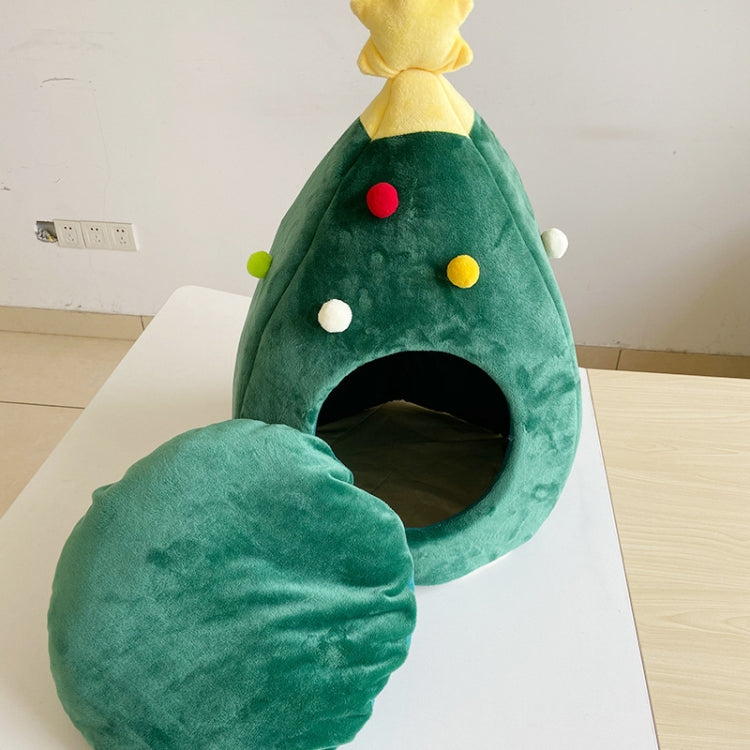 Christmas Tree Pet House Warm Winter Pet Supplies