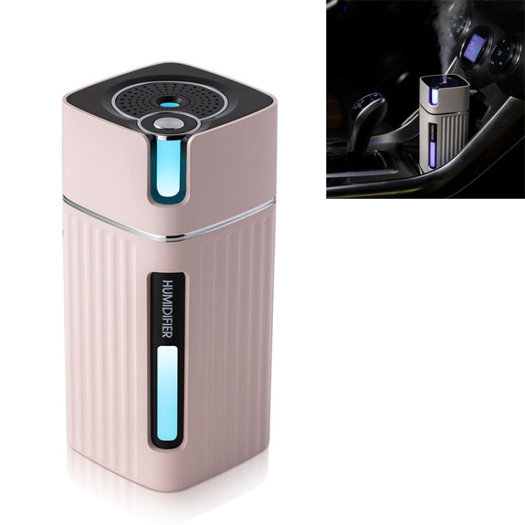 Humidifier USB Office Home Car Mute Portable Colorful Air Purifier, Colorful Air Purifier Blue, Colorful Air Purifier Pink, Colorful Air Purifier White