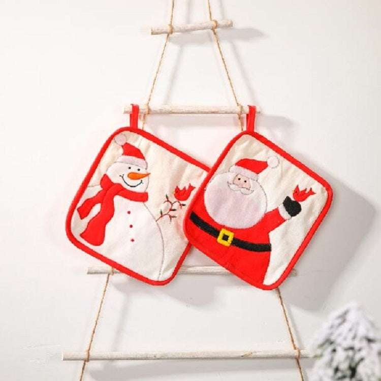 Christmas Decorations Insulation Gloves Insulation Placemat Microwave Glove Mat